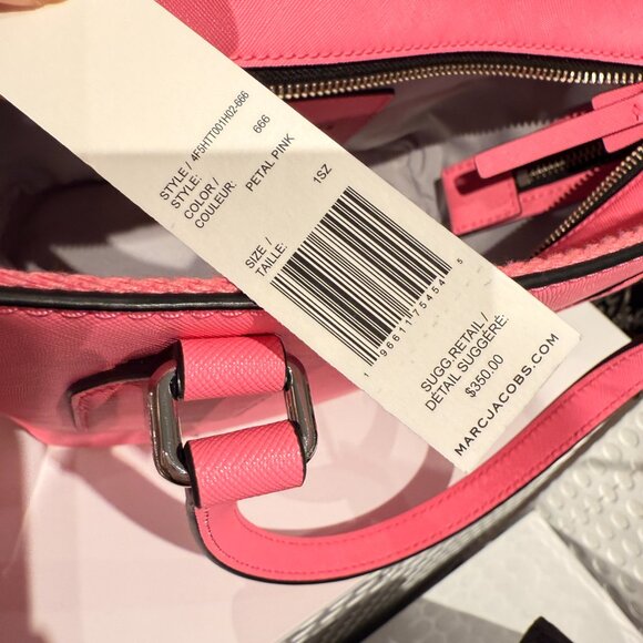 MARC JACOBS 4F5HTT001H02 Small Satchel Petal Pink - Picture 6 of 7